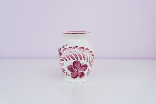 Artisinal Burgundy Vase