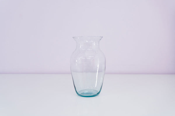 Clear Glass Flower Vase