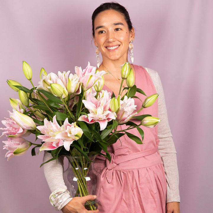pink lily flower delivery Pink Roselily Fresh Delivery Flowers US