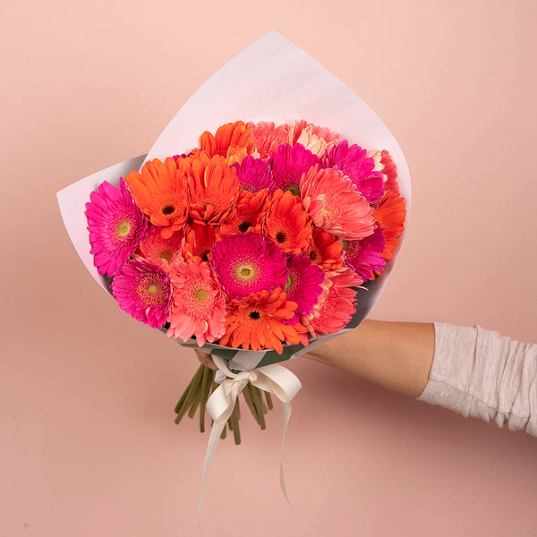 Sunset Bliss Gerbera Bouquet