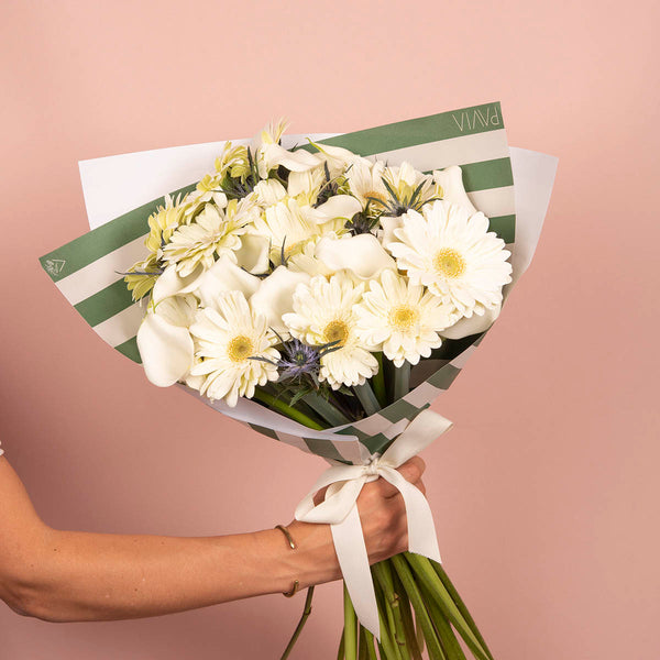 White Serenity Bouquet - Pavia Flowers